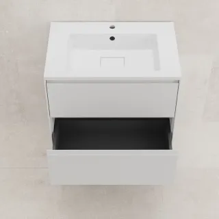 Тумба под раковину подвесная Style Line Лима ЛС-00002467 70 см белый матовый